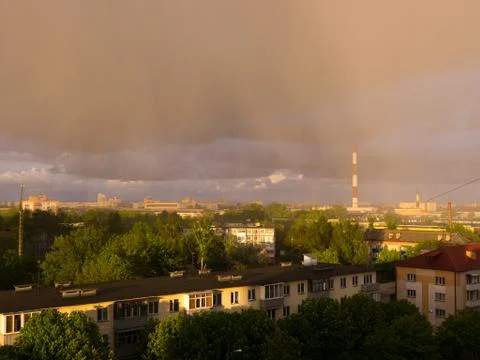 The Factory chimneys. Stock-Fotos
