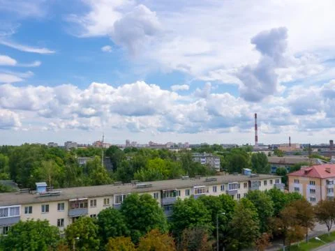 The Factory chimneys. 스톡 사진