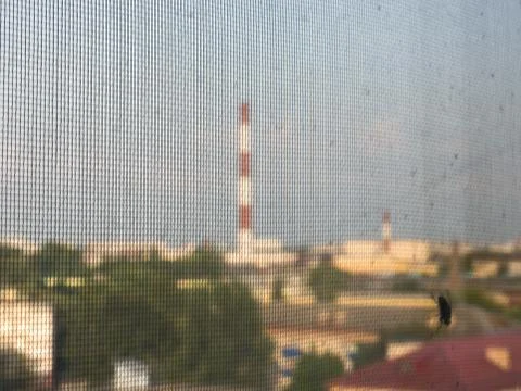 The Factory chimneys. Stock-Fotos