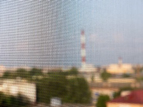 The Factory chimneys. 스톡 사진