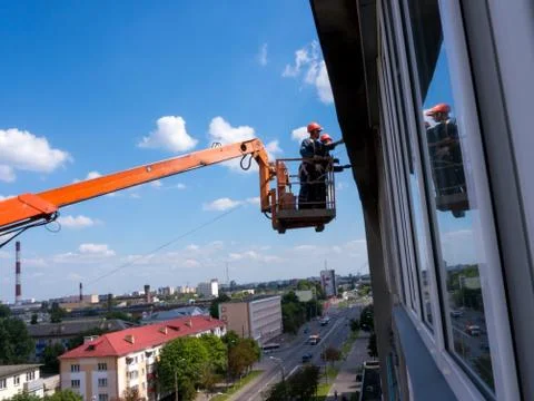 The Factory chimneys. 스톡 사진