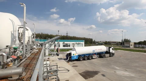 Factory cistern Stock Footage 41986654