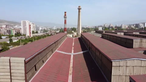 Factory in the city Stock Footage 168948953