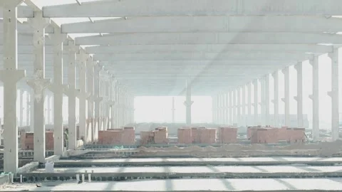 Factory concrete Stock Footage 166412316