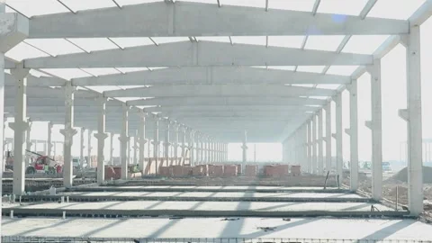 Factory concrete Stock Footage 166412420