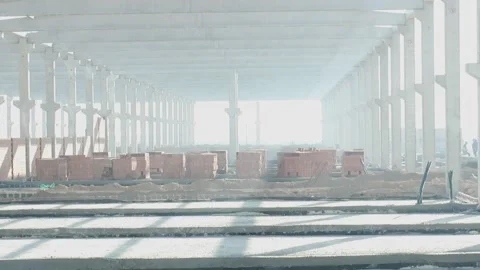 Factory concrete Stock Footage 166412443