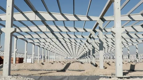 Factory concrete Stock Footage 166412678