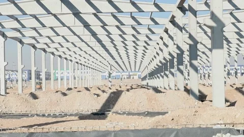 Factory concrete Stock Footage 166412807