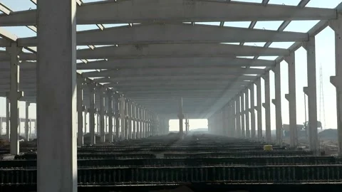 Factory concrete Stock Footage 166413351