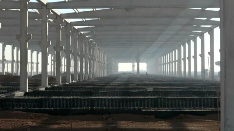 Factory concrete Stock Footage 166413419