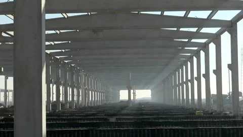 Factory concrete Stock Footage 166524623