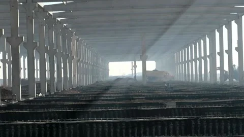 Factory concrete Stock Footage 166524821