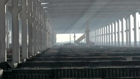 Factory concrete Stock Footage 166524834