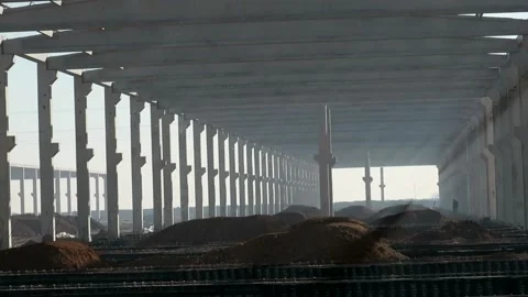 Factory concrete Stock Footage 166525332