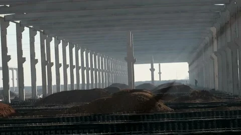 Factory concrete Stock Footage 166525366