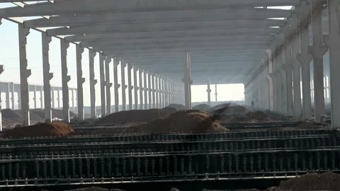 Factory concrete Stock Footage 166525389