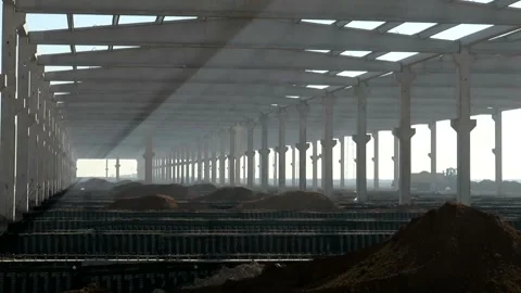 Factory concrete Stock Footage 166526210