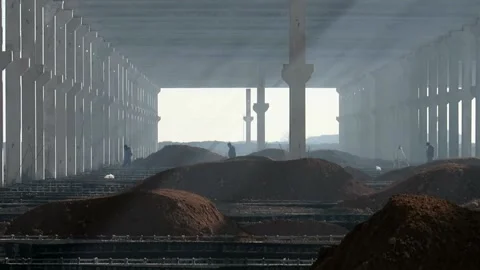 Factory concrete Stock Footage 166526231