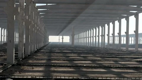 Factory concrete Stock Footage 166526475