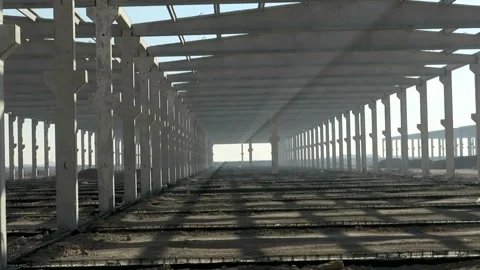 Factory concrete Stock Footage 166526722