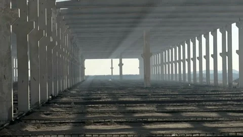 Factory concrete Stock Footage 166526728