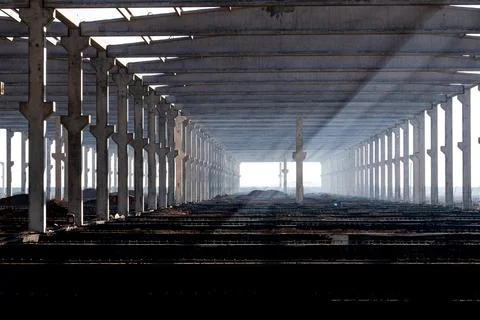 Factory concrete Stock Photos