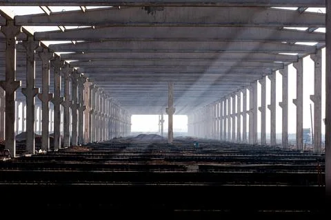 Factory concrete Stock Photos