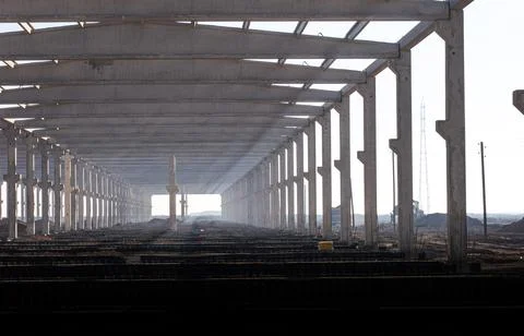 Factory concrete Stock Photos