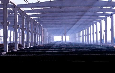 Factory concrete Stock Photos