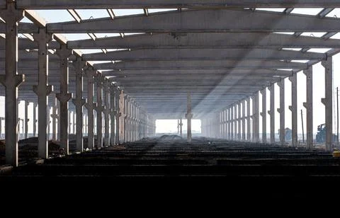Factory concrete Stock Photos