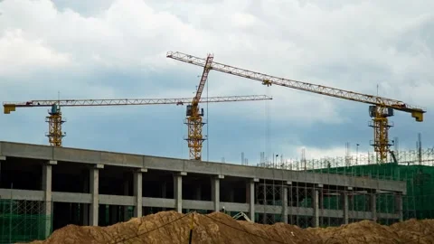 Factory construction 1 Stock Footage 227314482