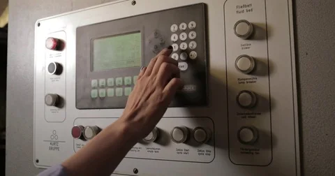 Factory Control Panel 動画素材 81990121