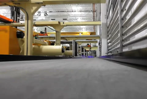 Factory Conveyor Belt 2 Stock Footage 936212