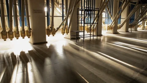 Factory Corridor Without people Video stock 128239318