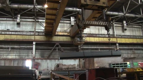 Factory crane Stock Footage 53041393