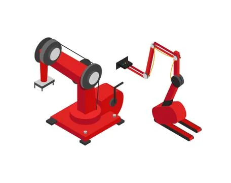 Factory Devices and Equipment Vector Illustration 库存插图