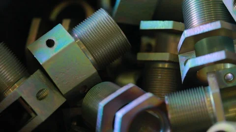Factory drill parts Stock Footage 93315290