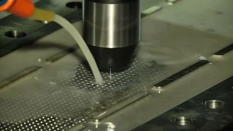 Factory drilling parts Stock Footage 70395972