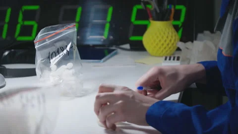 A factory employee marks teeth on a 3D printer 스톡 동영상 167737865