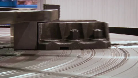 Factory Equipment in Motion Stock Footage 341268746