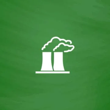 Factory flat icon Stock Illustration