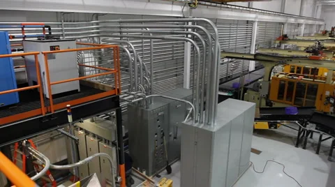 Factory Floor Pan Stock Footage 933794