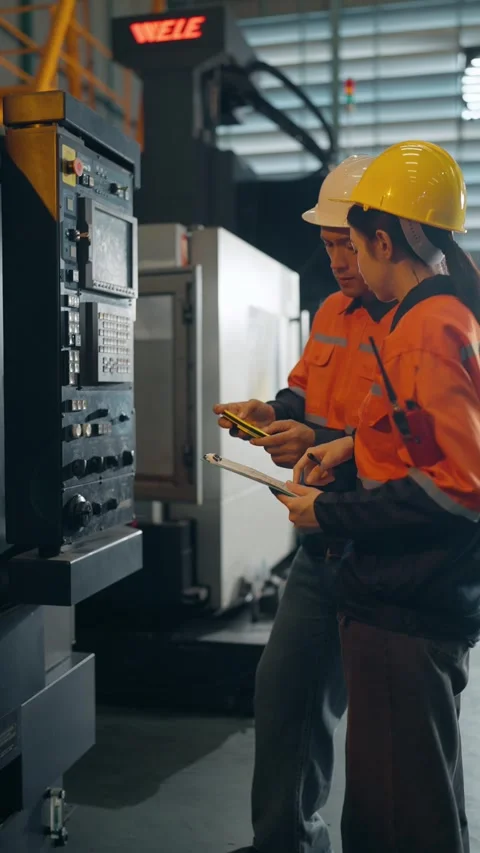 Factory Floor Training Stock Footage 336316015