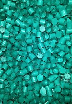 Factory-green-plastic-texture-05 Stock Photos