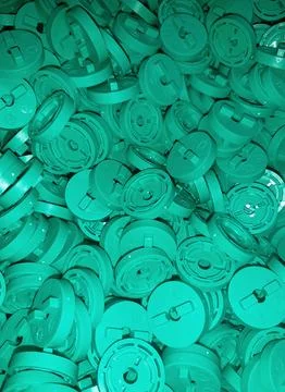 Factory-green-plastic-texture-07 Stock Photos