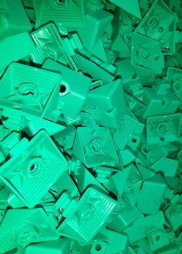 Factory-green-plastic-texture-08 Stock Photos