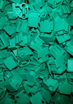 Factory-green-plastic-texture-09 Stock Photos