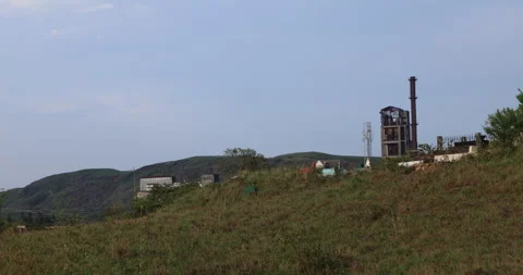 Factory at Hill station 動画素材 335647163