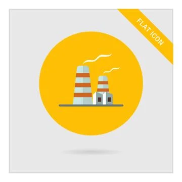 Factory icon 스톡 일러스트