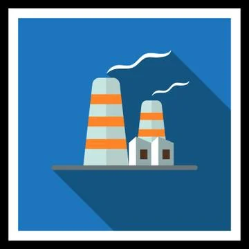 Factory icon 스톡 일러스트